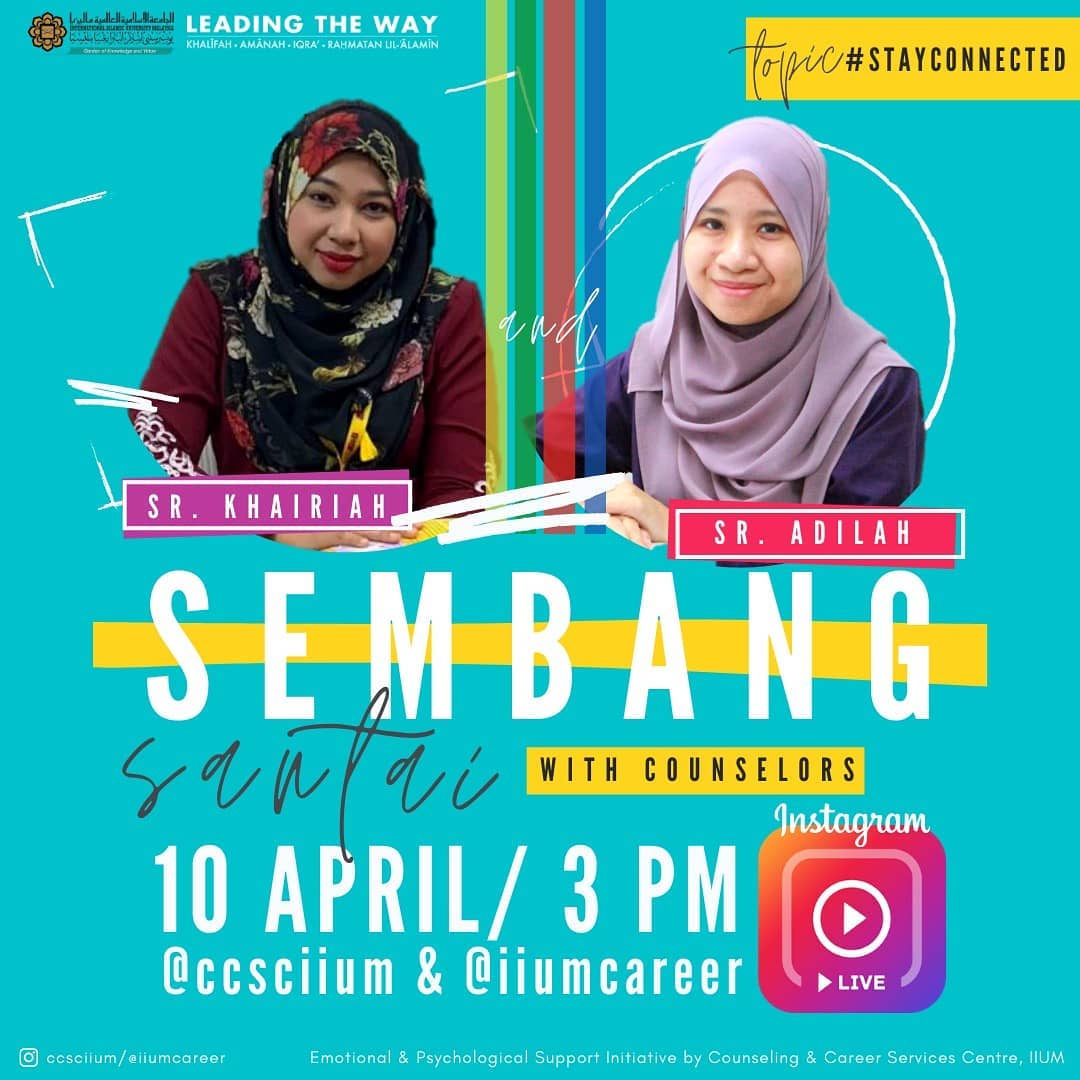 Instagram Live Session - Sembang Santai with Counselors 2