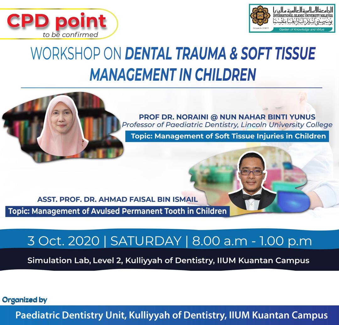 Workshop on Dental Trauma & Soft Tissue Management in Children