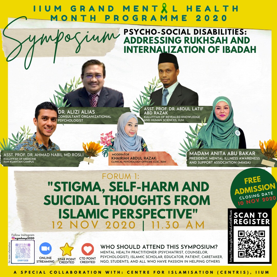 "STIGMA,SELF-HARM AND SUICIDAL THOUGHTS FROM ISLAMIC PERSPECTIVE "