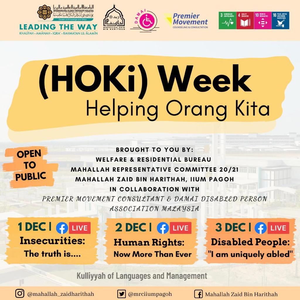 HOKi (Helping Orang Kita) Week
