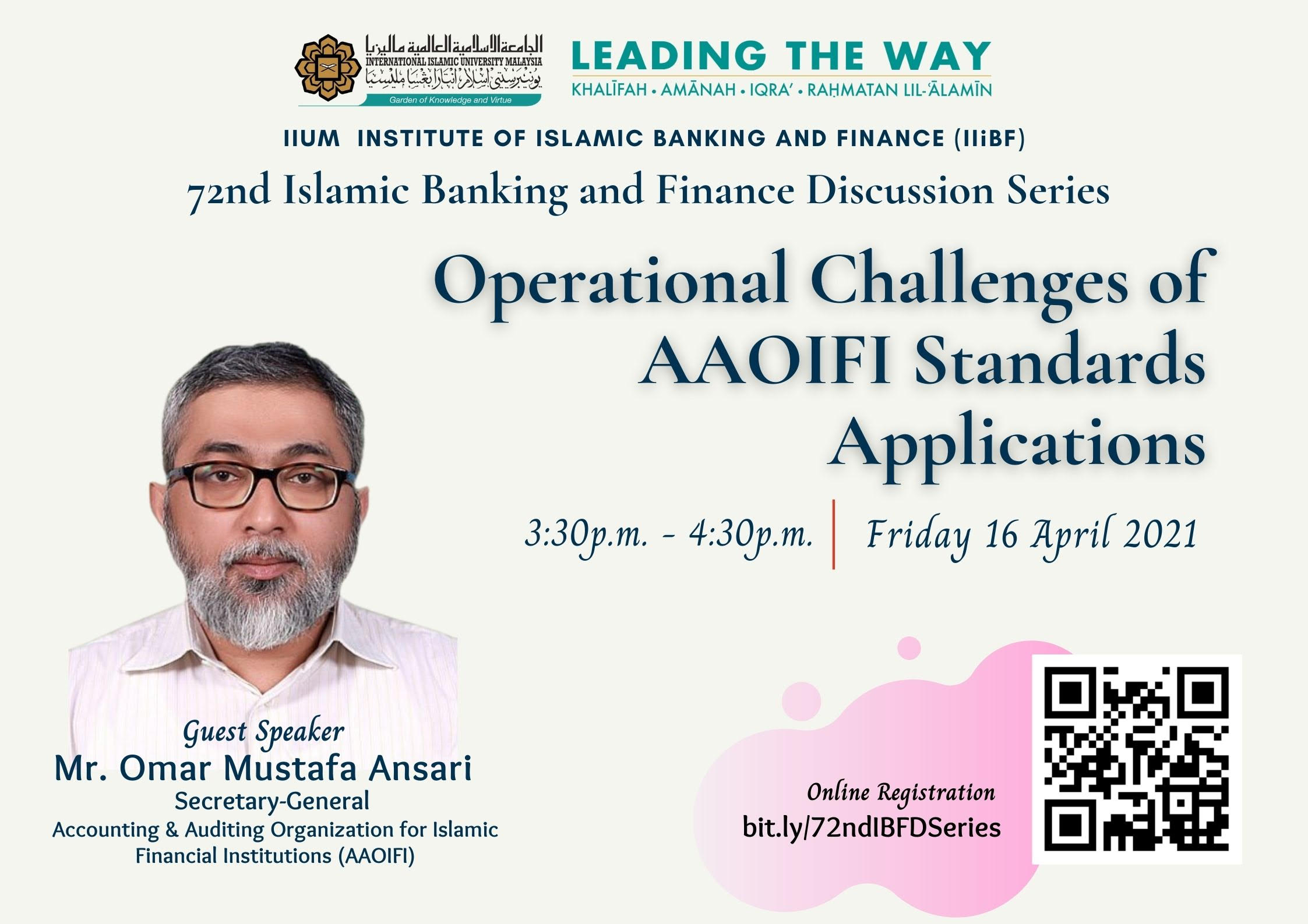 72nd Islamic Banking And Finance Discussion Series