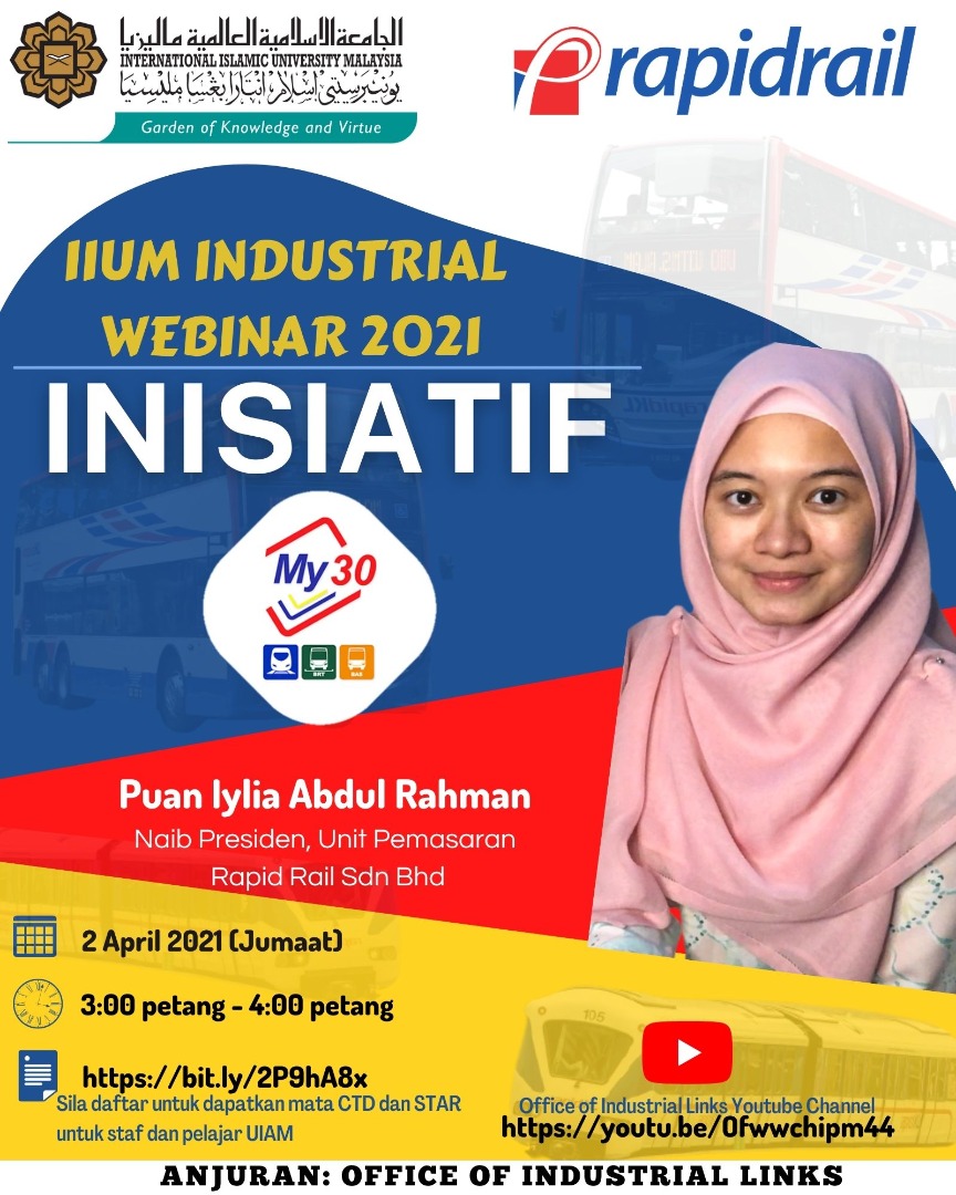 IIUM Industrial Webinar 2021: Inisiatif My30