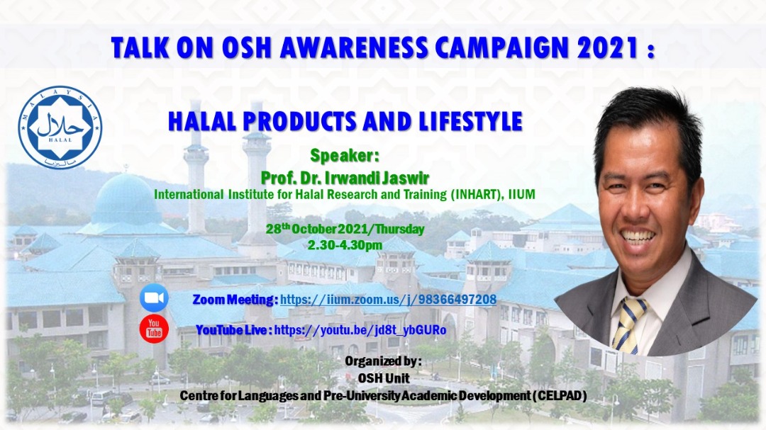 OSH Awareness Campaign 2021: Halal Products and Lifestyle