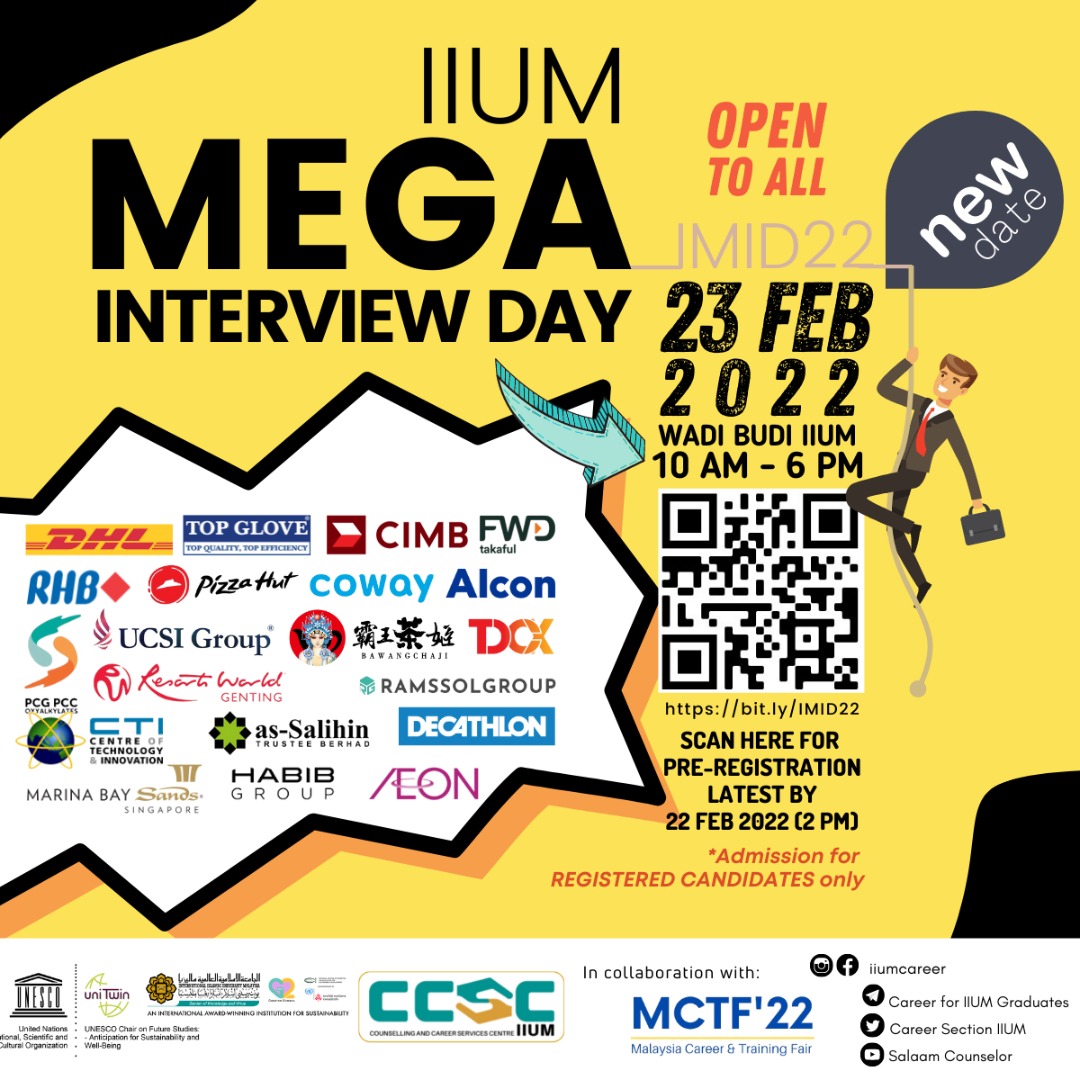 IIUM MEGA INTERVIEW DAY 2022 (IMID22)