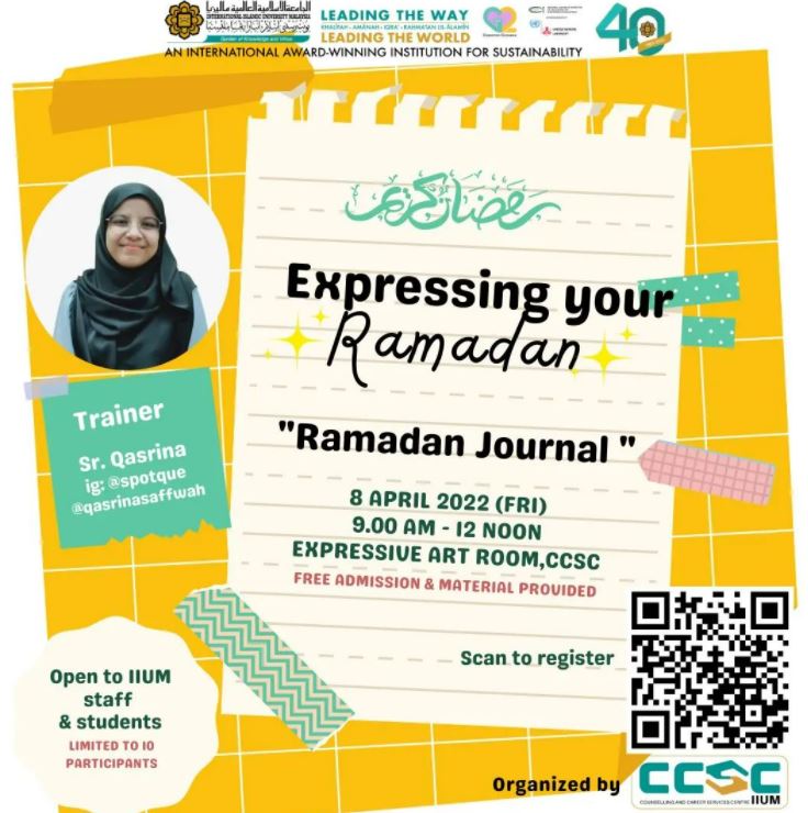 Expressing your Ramadan #1: Ramadan Journal