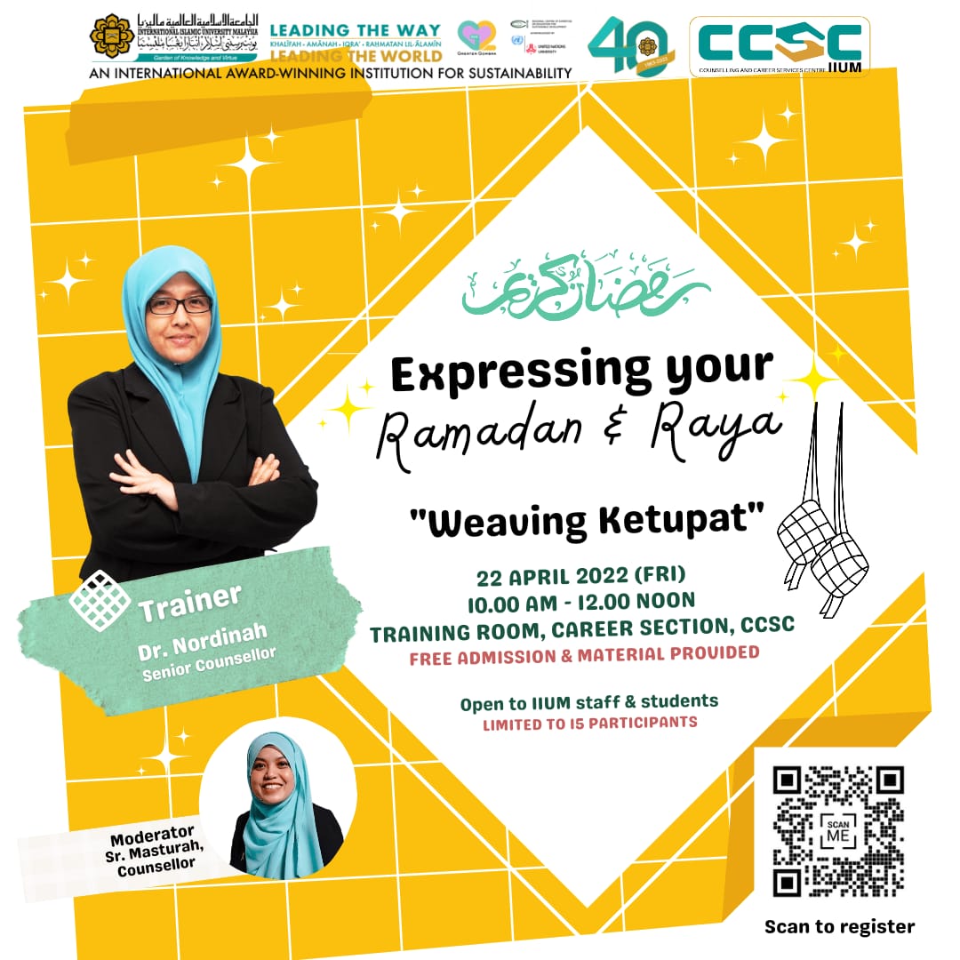 Expressing your Ramadan and Raya #3: Weaving Ketupat