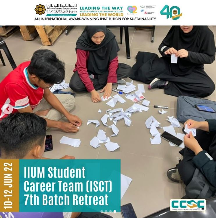IIUM Student Career Team (ISCT) 7th Batch Retreat