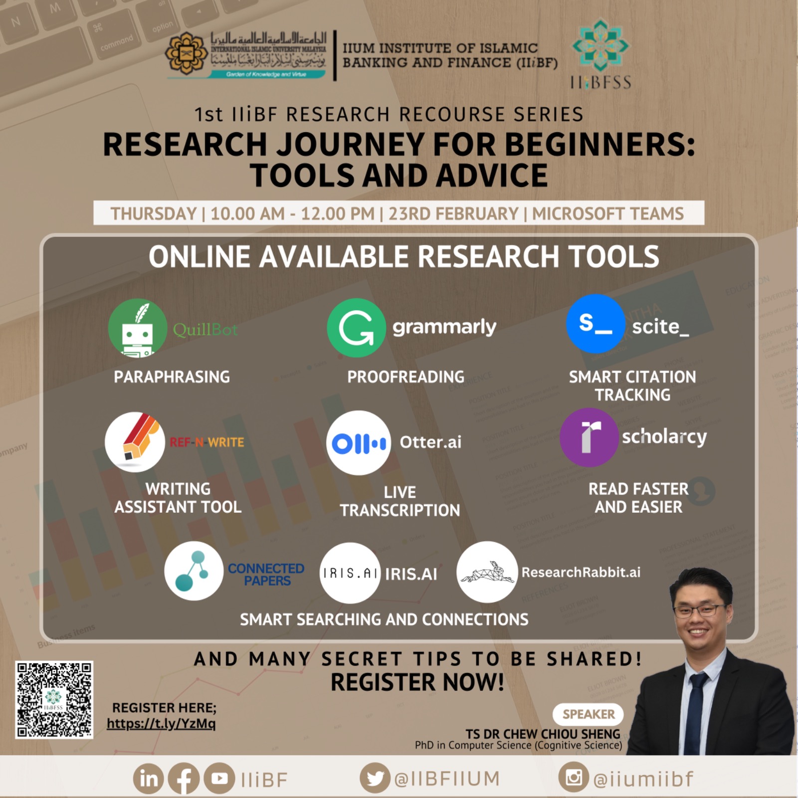 1st IIiBF Research Recourse Series : Research Journey For Beginners