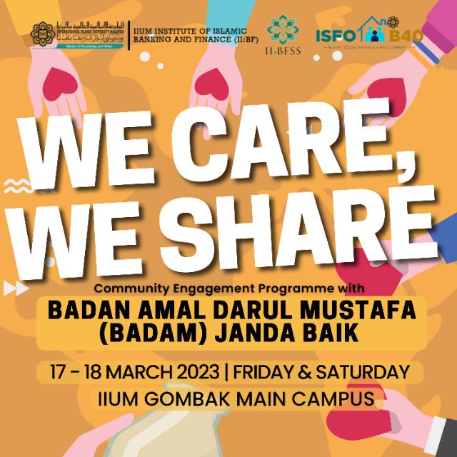 Community Engagement Programme : We Care We Share | 17 - 18 March 2023