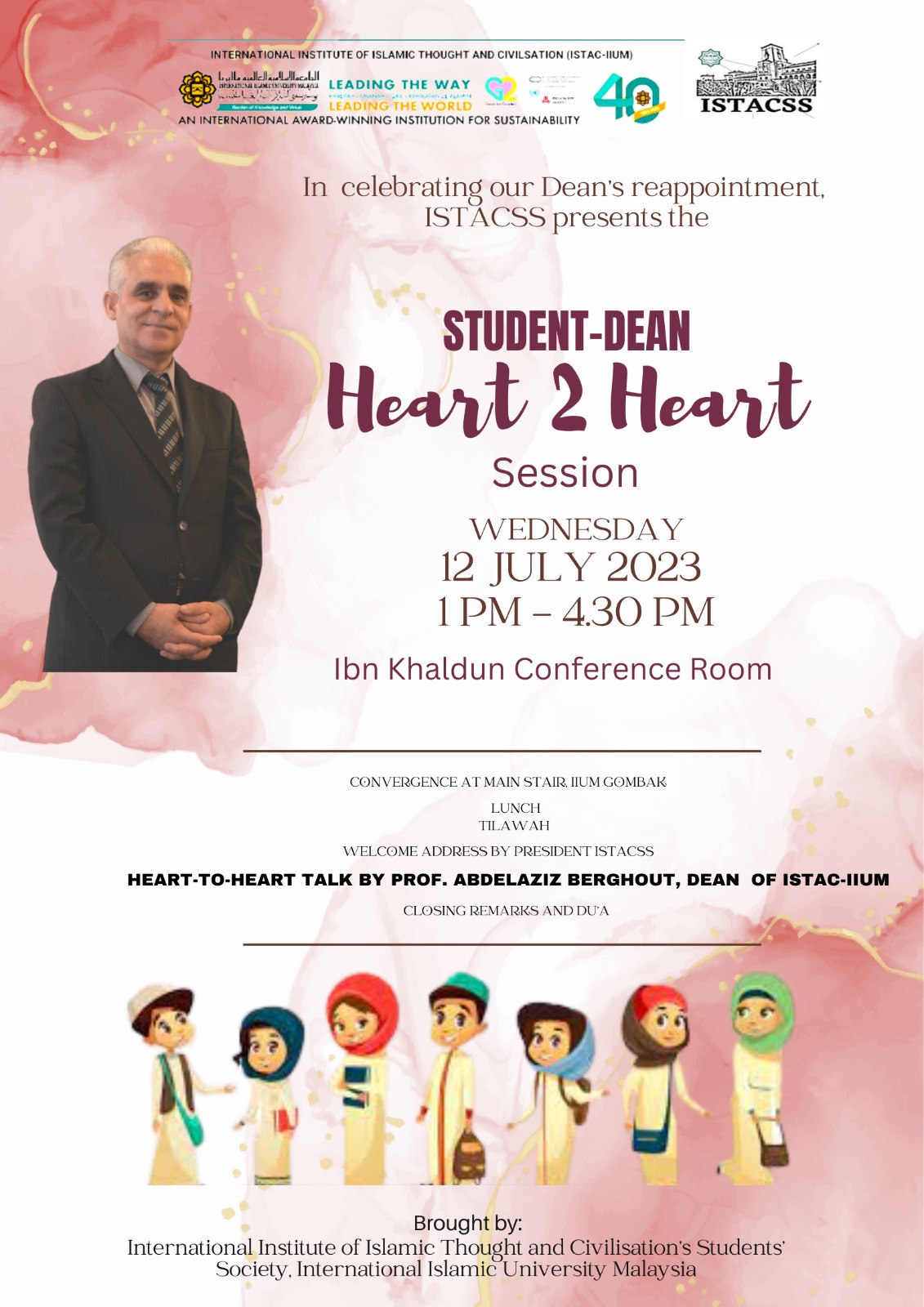 STUDENT-DEAN HEART-TO-HEART SESSION