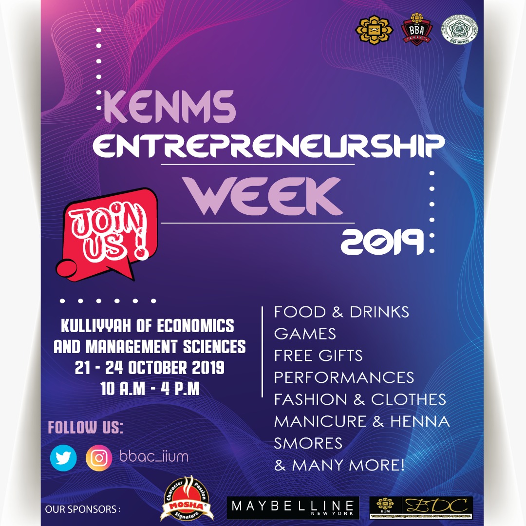 KENMS Entrepreneurship Week 2019