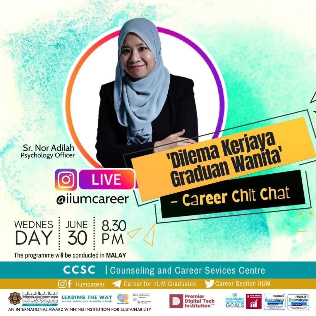 Career Chit-Chat 6/2021: "Dilema Kerjaya Graduan Wanita""