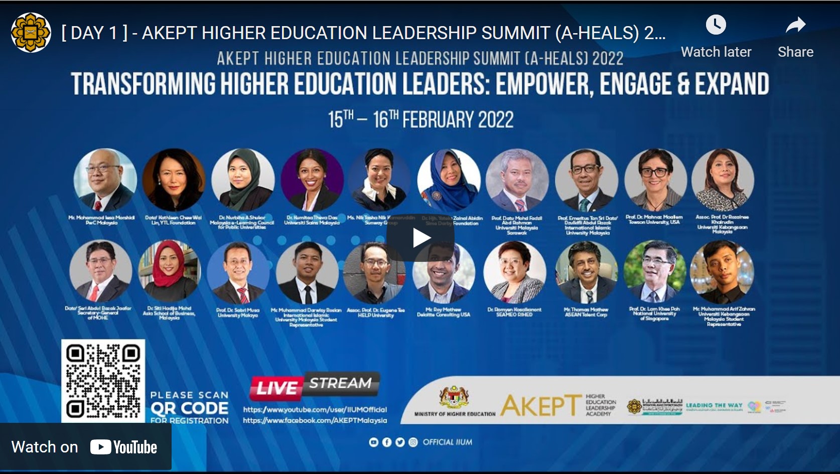 [ DAY 1 ] – AKEPT HIGHER EDUCATION LEADERSHIP SUMMIT (A-HEALS) 2022