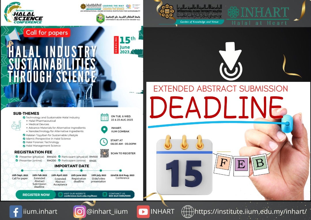 International Halal Science Conference 2023 (IHASC23)